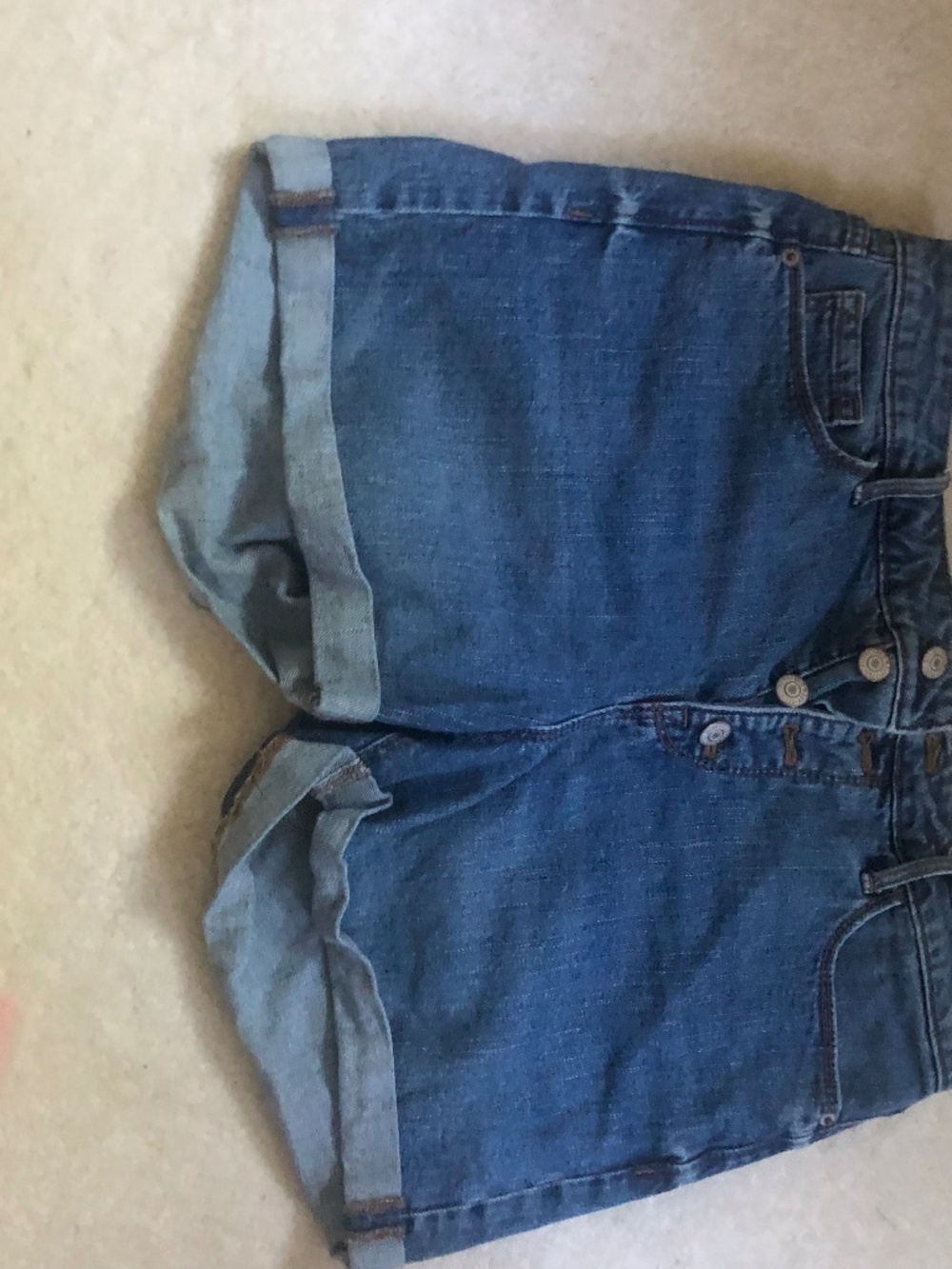 denim shorts size 9